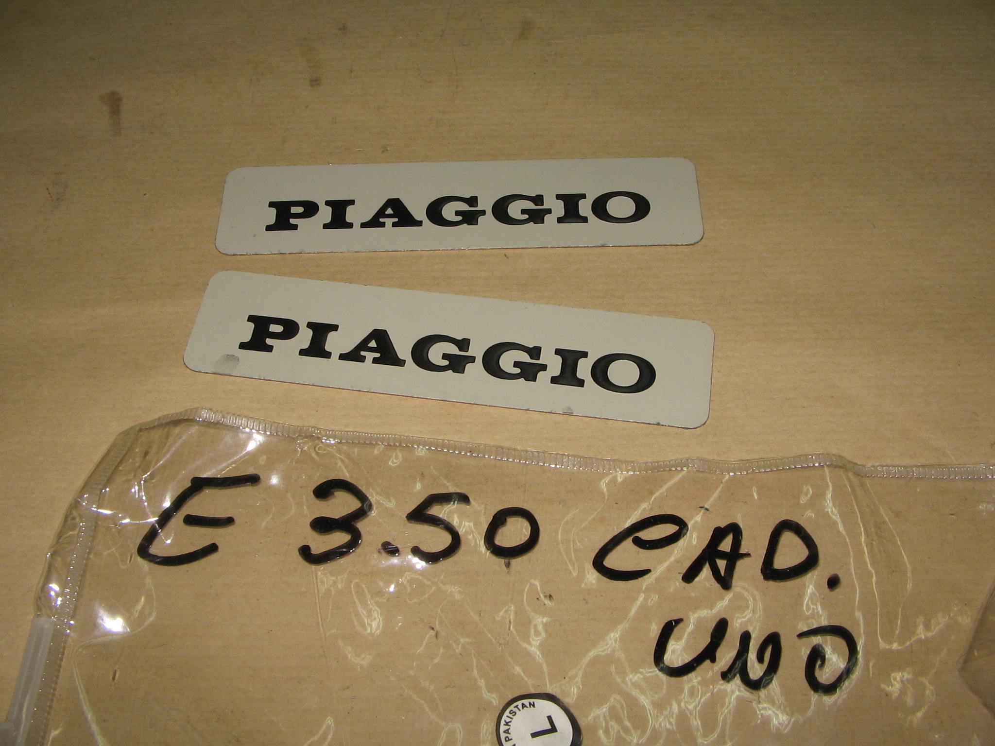 PIAGGIO SI DECALCO PREZZO CAD N. 20941